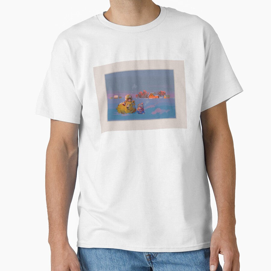 Cozy Winter Pixel Art with Bear and Character by Bobablin Pixel Shop