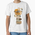 Reading Octopus, tea, coffee and books gift by dogeatdoug