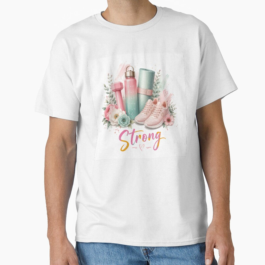 Soft Girl Fitness Motivation Strong Quote Design by ChelsyeTye