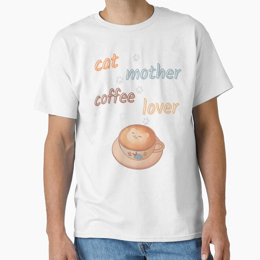 cat mother coffee lover by BooWearBer