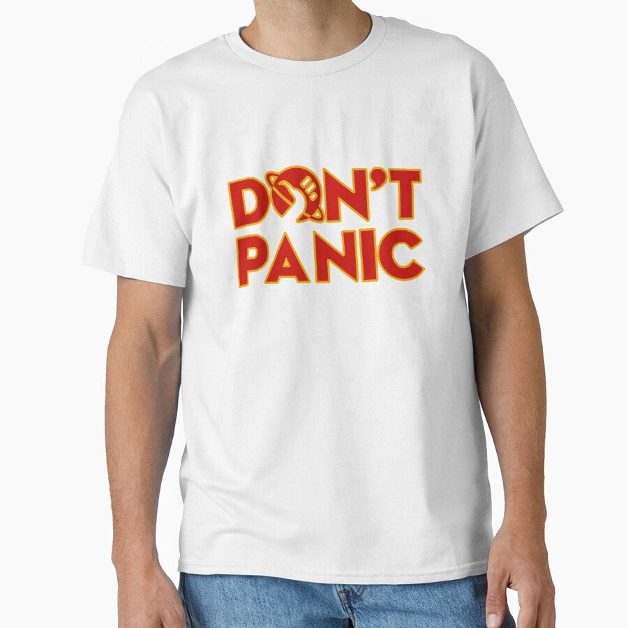 don't panic The Hitchhiker's Guide to the Galaxy by yinon-h