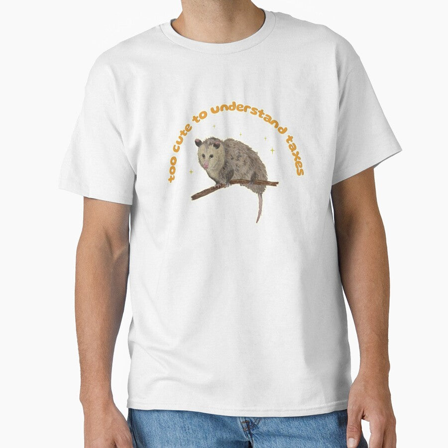 Nosferatu the Possum is too cute to understand taxes by Blackberries & Moss