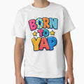 Copy of Born To Yap Colorful Retro Bubble Letter Typography by Pawsome Quotes