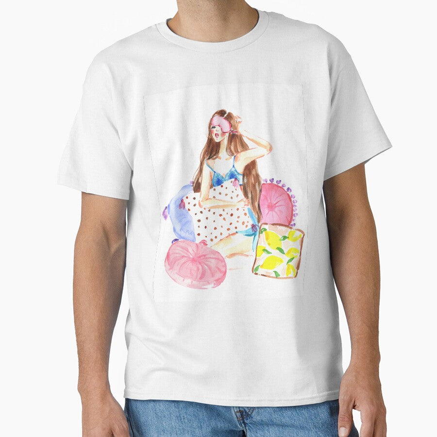 Lazy Morning in Paris Fashion Illustration by AeronCreative