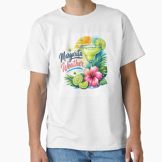Margarita Weather Tropical Cocktail Party Art by ChelsyeTye