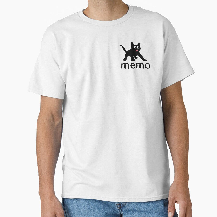 Cute Black Cat Memo by Digitaload