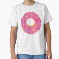 Pink frosting sprinkles donut kawaii cute pastel colors decorative pattern by Novel-ty