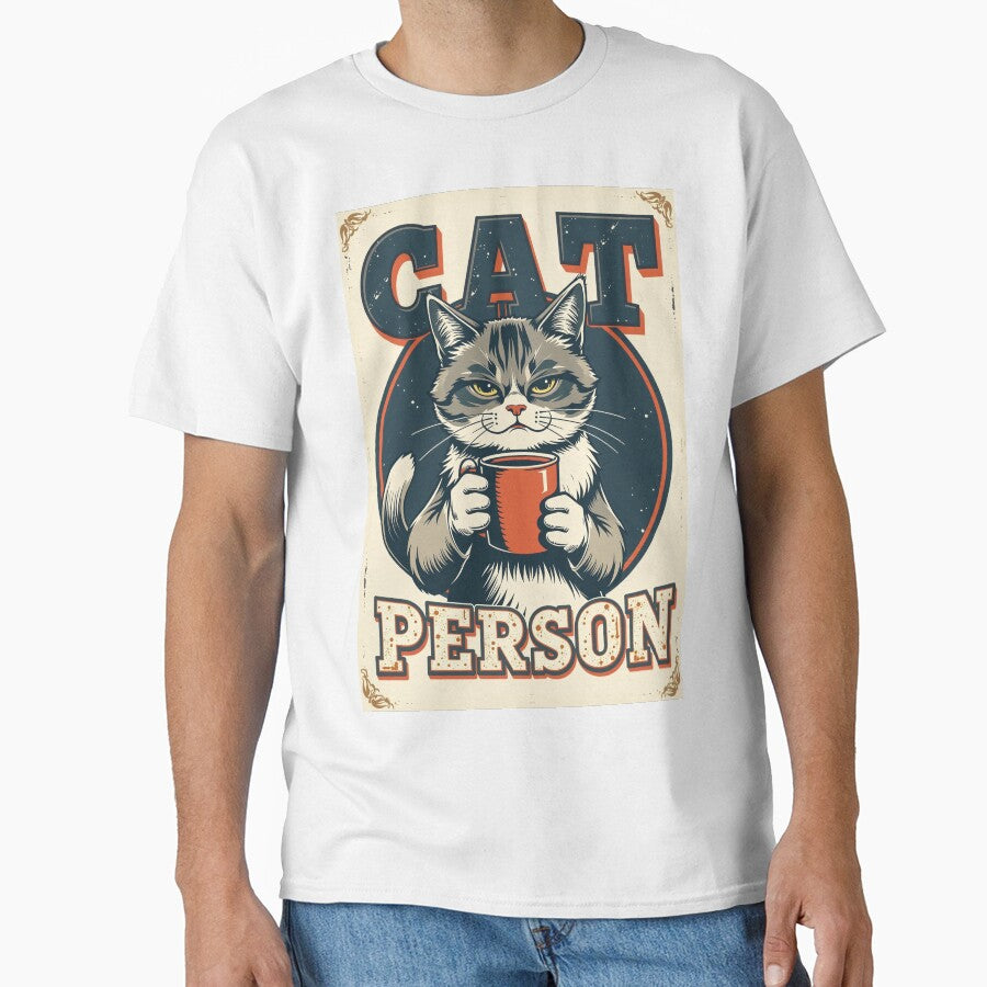 Cat Person - Funny Cat Lover Vintage by dosuki Store