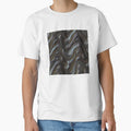 Futuristic Flow: Chrome Swirls & Iridescent Waves (Y2K) by SeanOsShirts