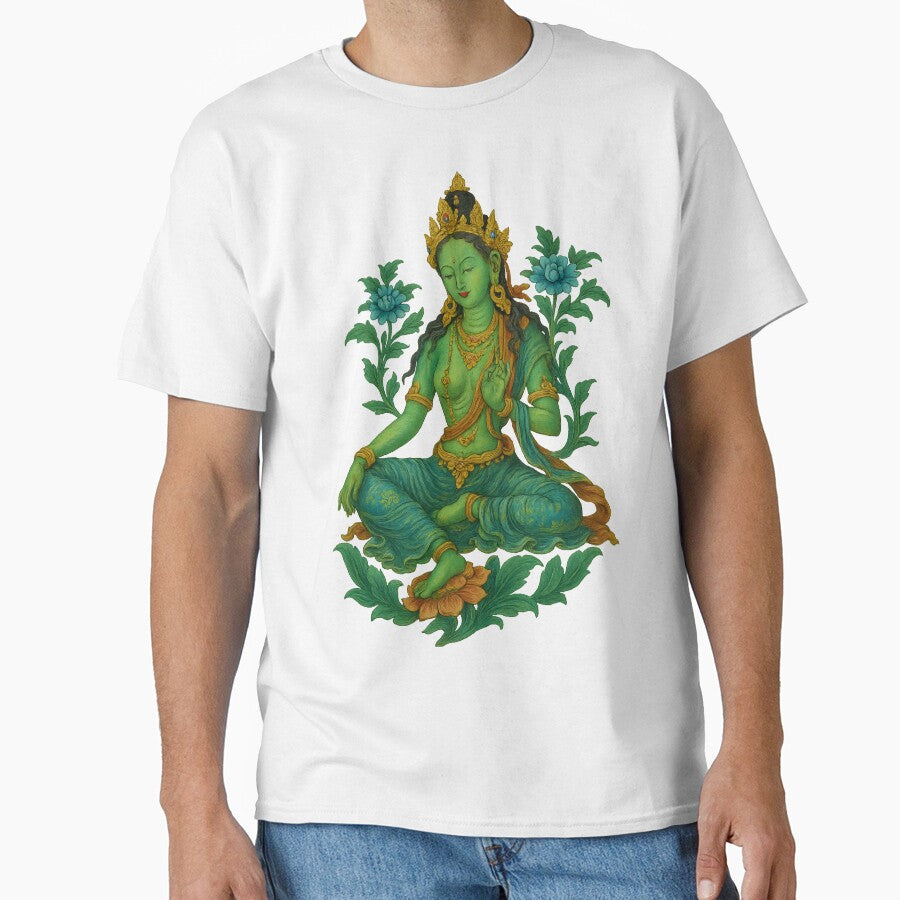 Green Tara Divine Compassion Art by MSRART