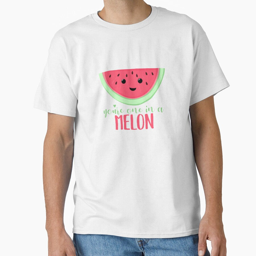 One in a MELON - Melon Pun - One in a million - Valentines Day Pun - Anniversary Pun - Birthday Pun - Fruit Pun by JTBeginning-x