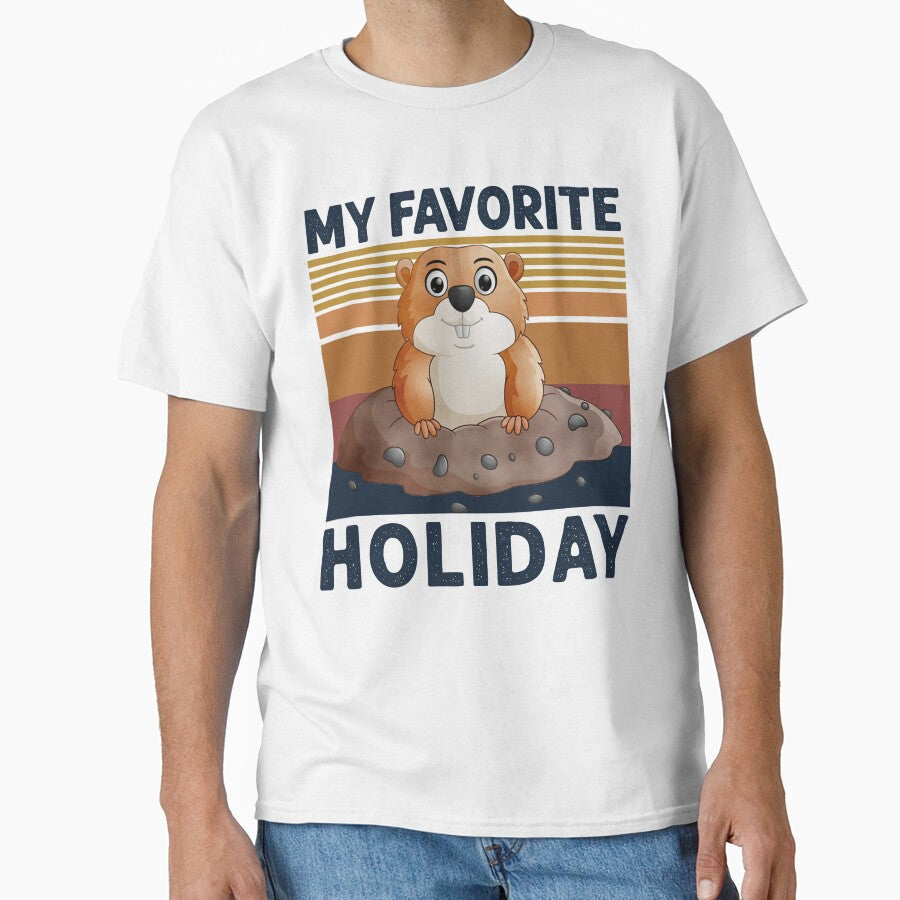 My Favorite Holiday Ground Hog - Funny Groundhog Day by Masaw
