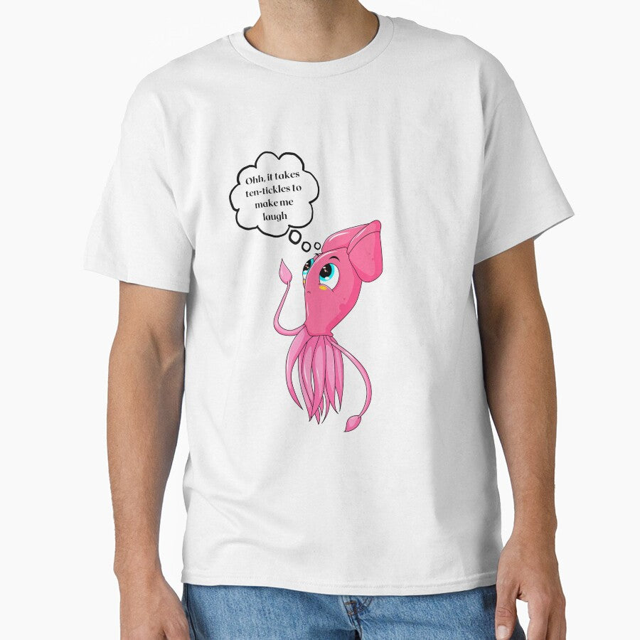 funny cute squid by Awab-Store