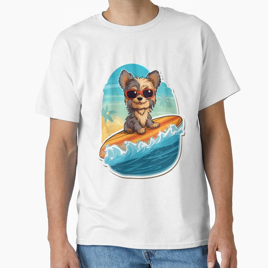 Yorkshire Terrier Surfing by Jdelgado813