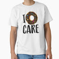 I donut care chocolate frosting sprinkles donut kawaii cute pastel colors decorative pattern i don't care by Novel-ty