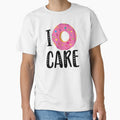 I donut care Pink frosting sprinkles donut kawaii cute pastel colors decorative pattern i don't care by Novel-ty