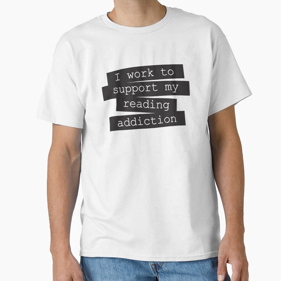 I Work To Support My Reading Addiction - Book Quote by Kit Cronk