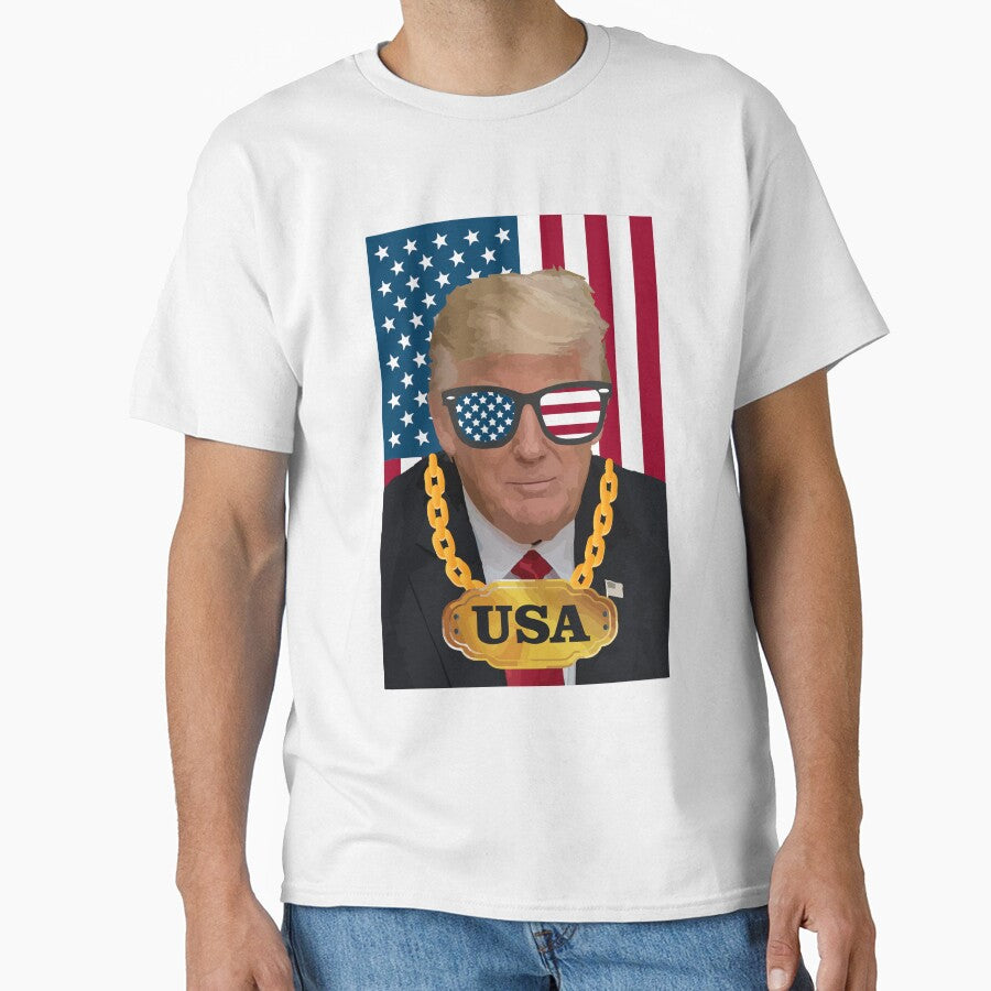 Donald Trump Gangsta USA T-Shirt by AllStarMerch