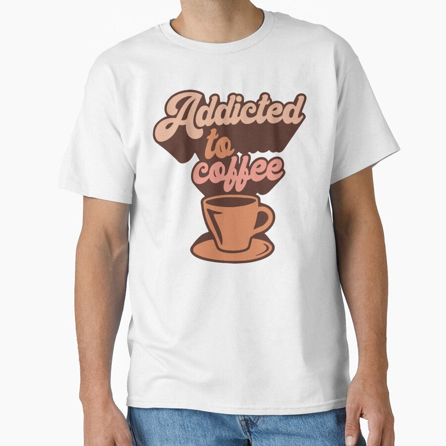 Addicted to Coffee - Retro by printify