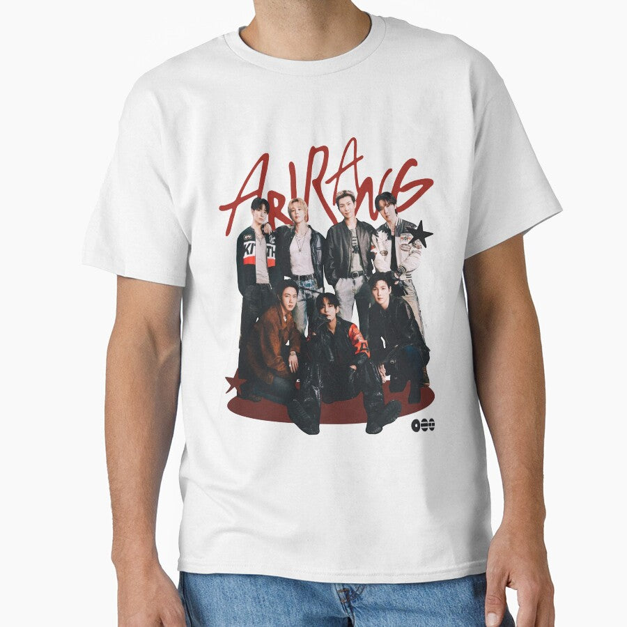 BTS Arirang Group Poster Red Accent by moamaxshop