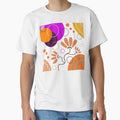 Shades Of Orange Whimsical Boho Design by Sartoris Art
