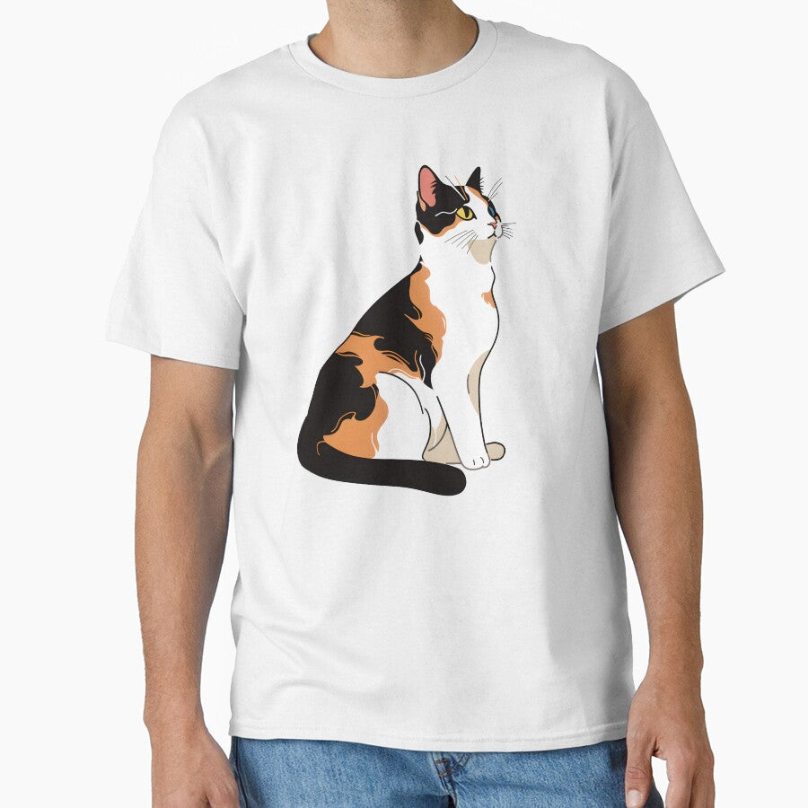 Calico Cat with Heterochromatic Eyes, Calico Cat Lovers, Calico Cat Mom by xiao xuans