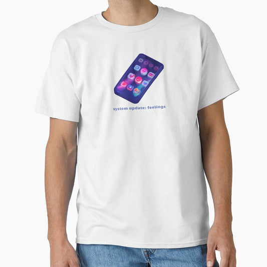 System Update: Feelings - Cute Pun | TeeHee Puns Funny Design by TeeHee Puns