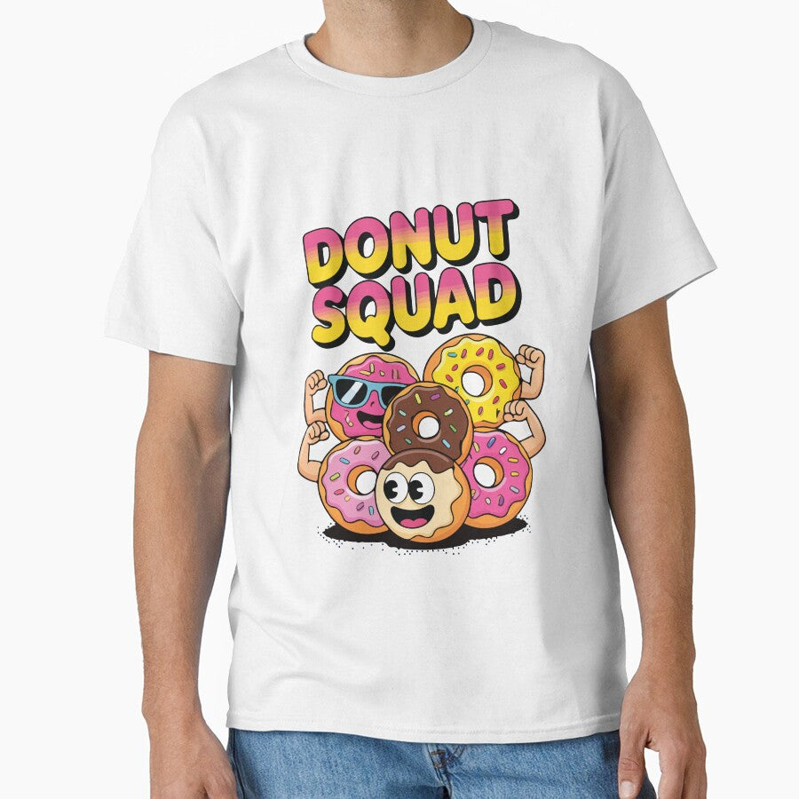 Donut Squad Funny Donut Lover Cute Donut Food Humor by kiralynstration