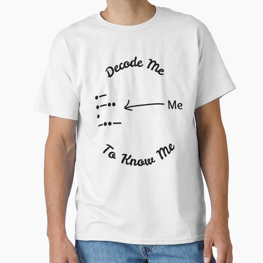 Morse code - Alex - Decode Me To Know Me by AndysTeeShop