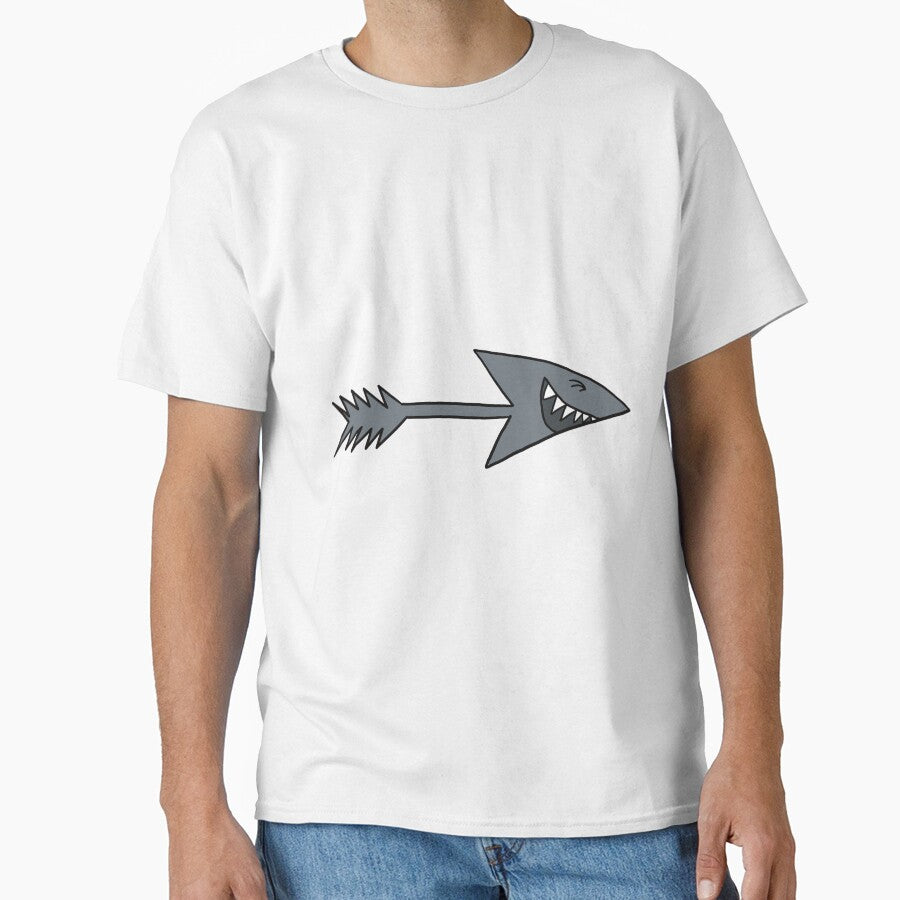 Funny shark arrow cartoon by WTFARBA