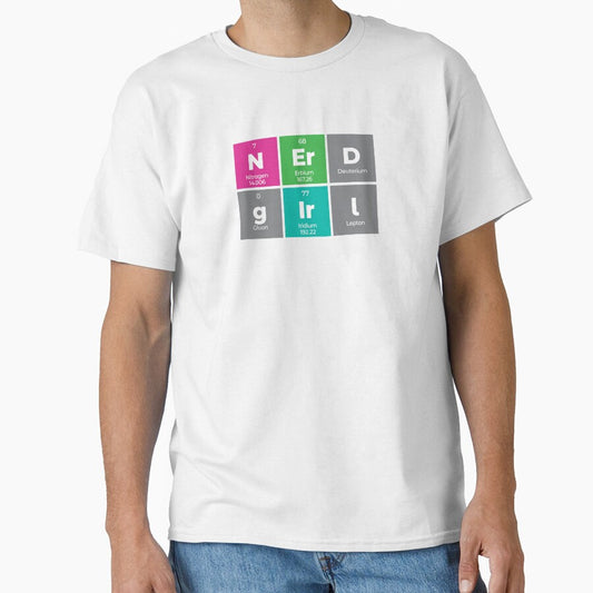Nerd Girl Periodic Table Design – Funny Science Gift by Rodney's Marketplace