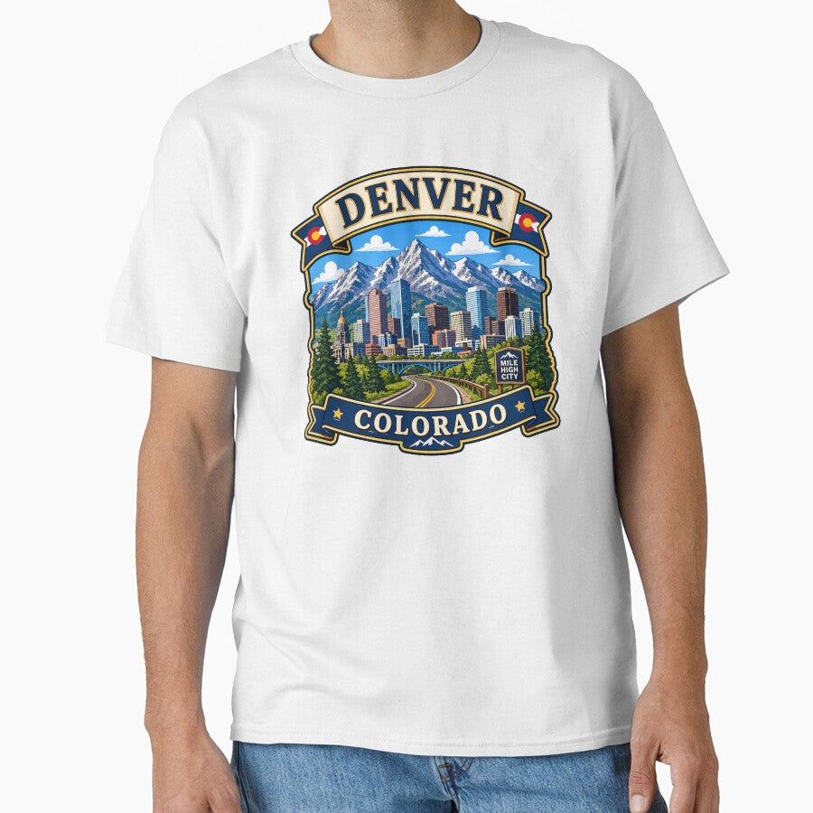 Denver, Colorado - Rocky Mountains by Myra365Art