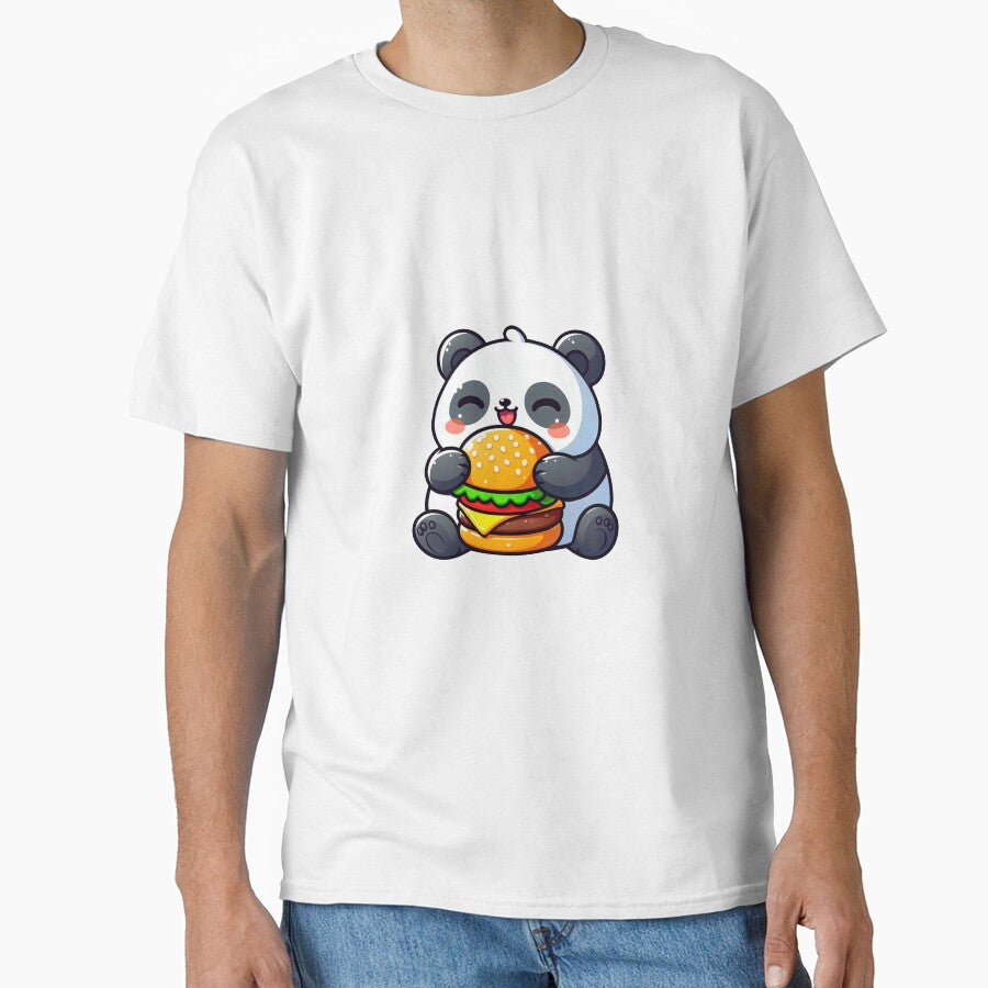 Panda eating Burger by tomamatear