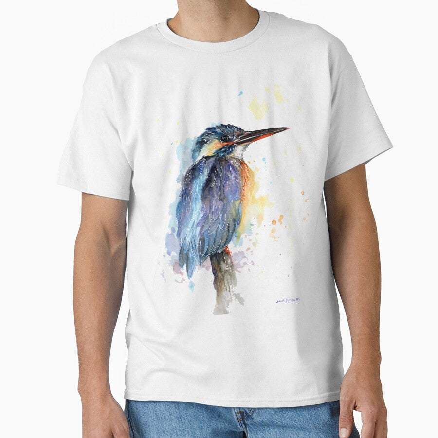 Watercolour Kingfisher by sarahstribb