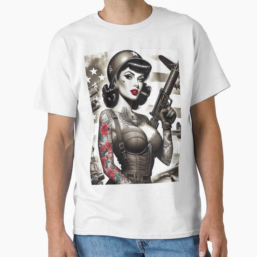 Retro Soldier Girl by PulpVintage