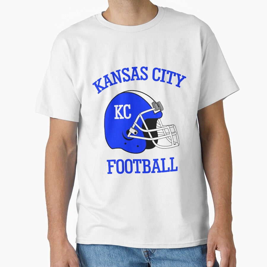 Kansas City Football T-Shirt for Men and Women by AllStarMerch