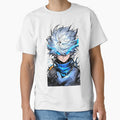 Blue Lightning Anime Warrior – Dark Manga Style Anime Character Design by Dyan4
