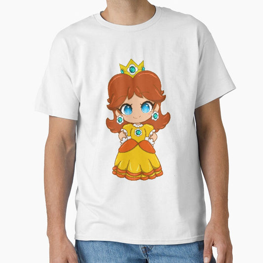 Princess Daisy chibi pixel-art by MiloBoo