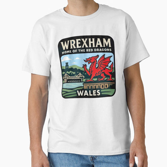 Wrexham, Wales – Home of the Red Dragons by Myra365Art
