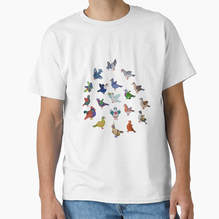 Wild Pigeons by Poly Simplified