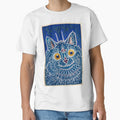 Cat gouache in Gothic style by Louis Wain (Circa 1925) by Weird Visions