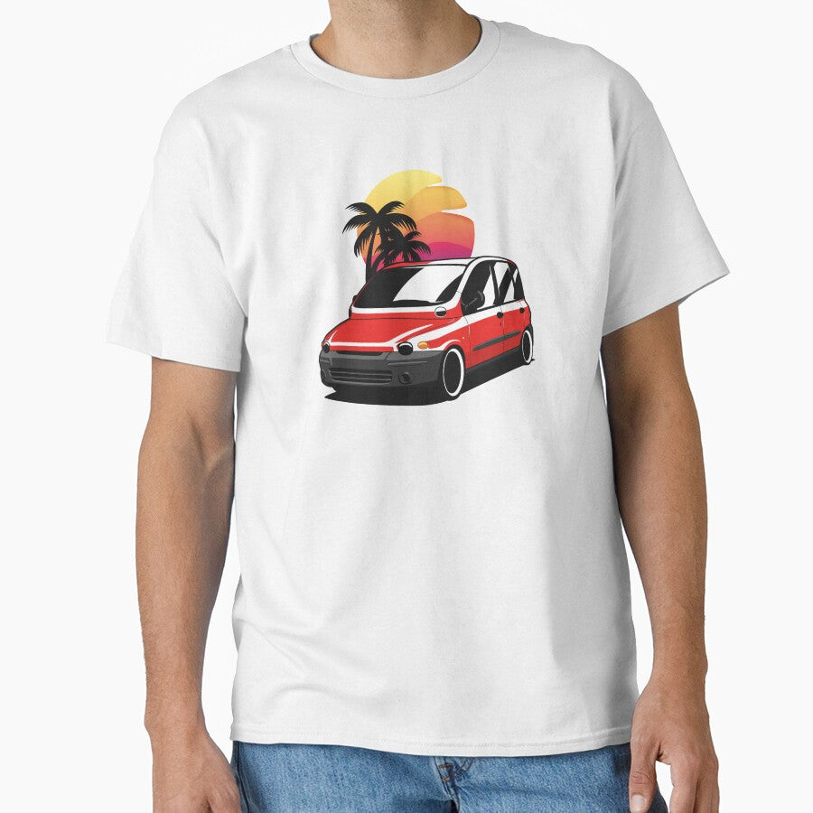 Red Fiat Multipla Sunset by KaroCars