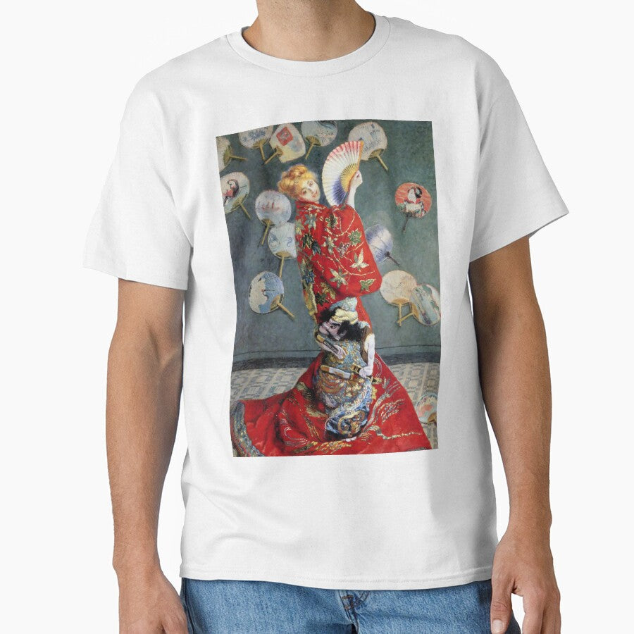 Camille Monet In Japanese Costume (1876) by Claude Monet by Designedbysm