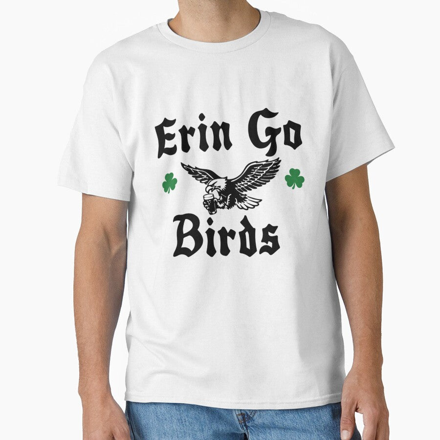 Erin Go Birds  – Kelly Green St. Patrick’s Day – Game Day Irish Football by henryjunmille