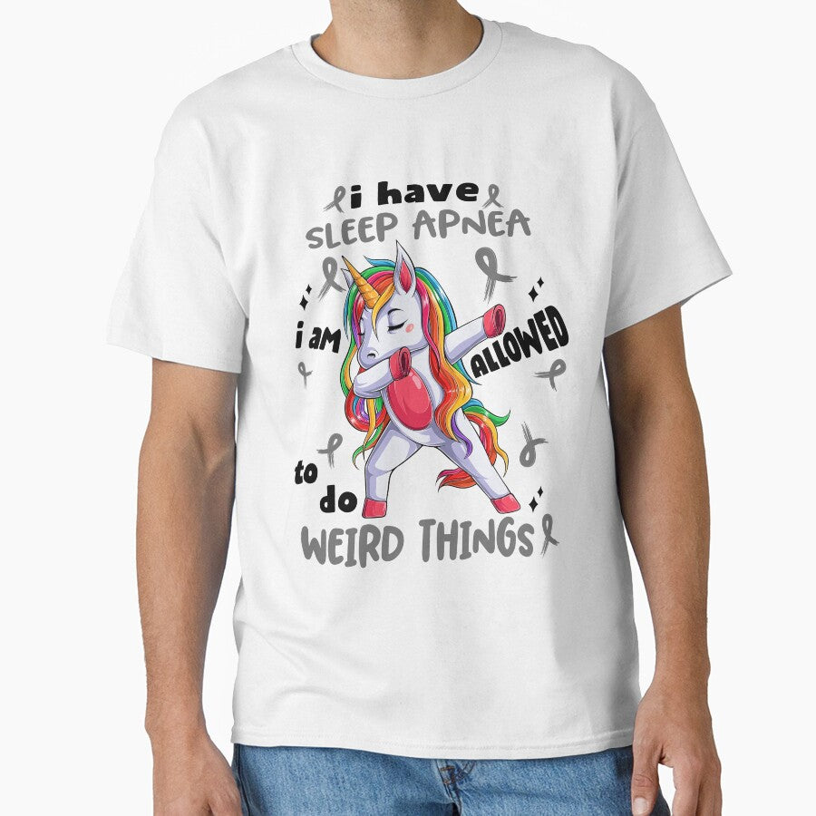 Sleep Apnea Awareness Funny I have Sleep Apnea i'm allowed to do Weird Things! by JanetShop809