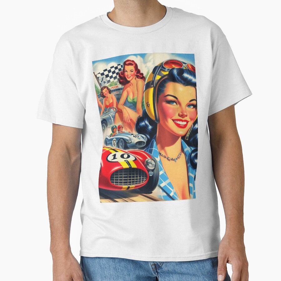 Retro Racing Girls by PulpVintage