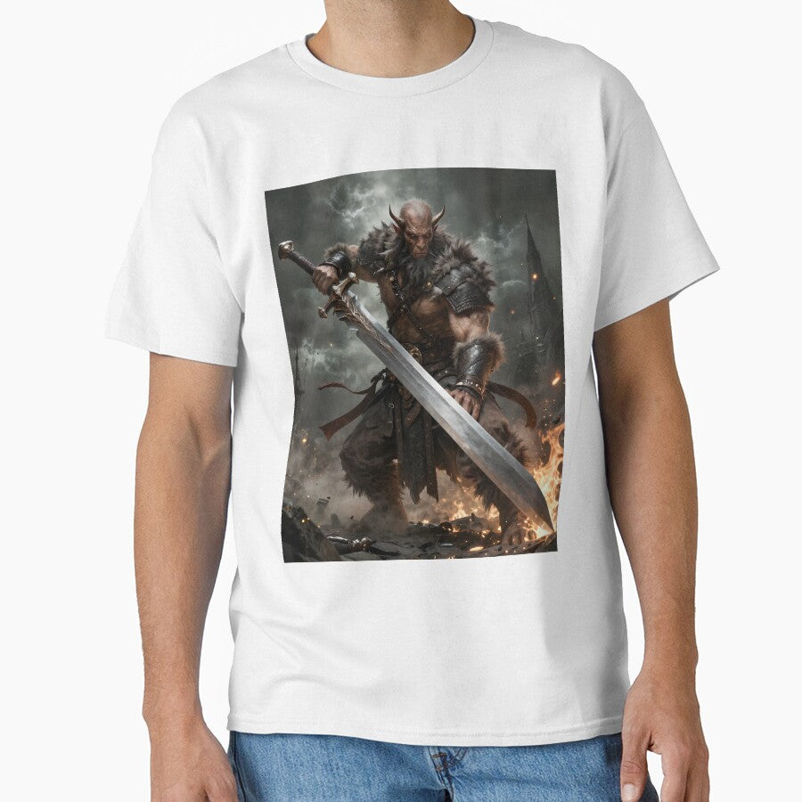 Barbarian Warrior With a Oversized Sword by Mia's Menagerie