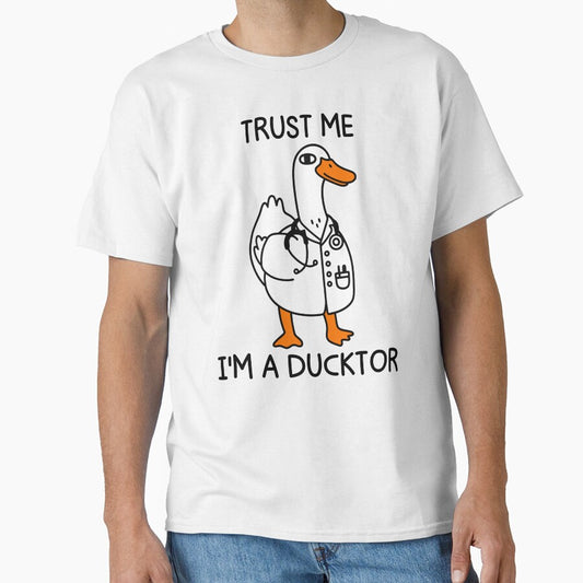 Trust Me I'm a Ducktor Funny Duck Doctor by gunaone-design