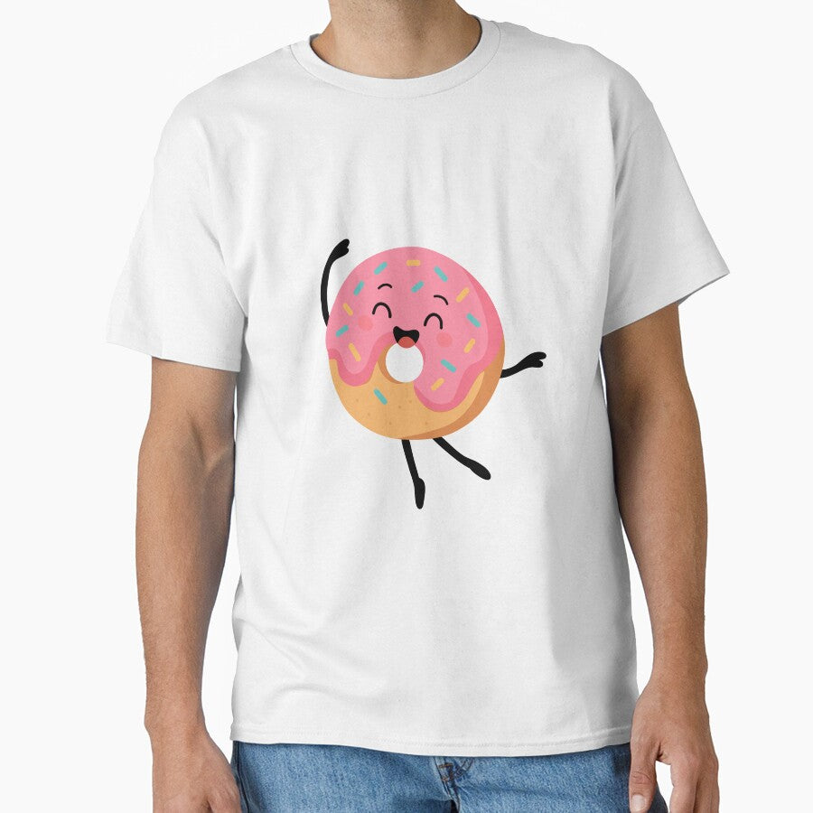 Dancing Donut Fun Cute Design by gluxdesing