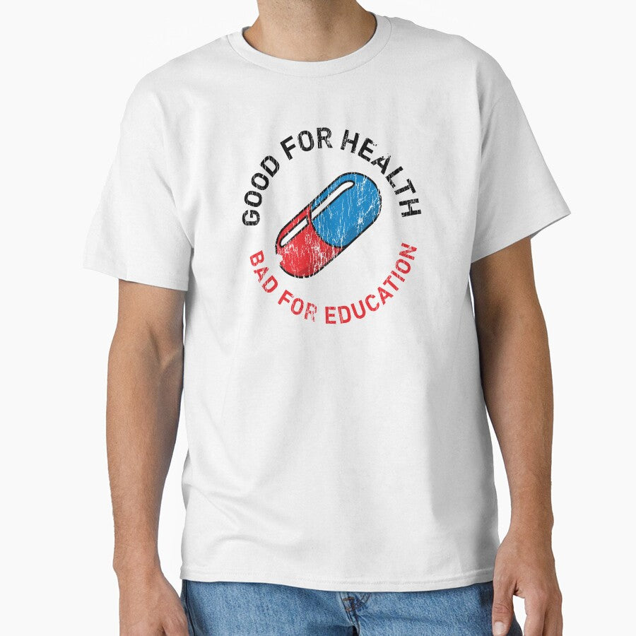 Akira Good For Health Bad For Education - worn version by The Common Tee